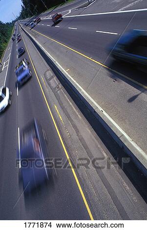 Cars on the highway View Large Photo Image Picture - Cars on the highway. Fotosearch