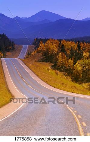 Highway Kananaskis Country Alberta Canada View Large Photo Image Stock Photo - Highway Kananaskis Country Alberta Canada. Fotosearch