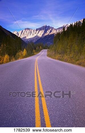 Stock Photo - Scenic mountain highway. Fotosearch