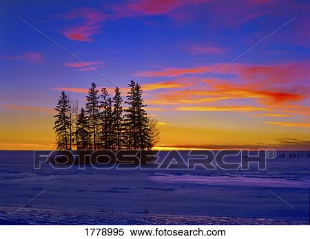 Stock Photography - A scenic sunset. Fotosearch