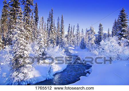 Stock Image - A winter wonderland. Fotosearch