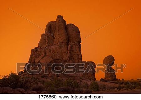 Balanced Rock View Large Photo Image Stock Image - Balanced Rock. Fotosearch