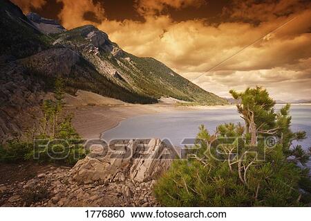 Stock Image - Rocky coastline. Fotosearch
