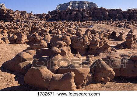 Stock Image - Sandstone rock formations. Fotosearch