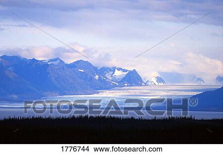 Tazlina Glacier Chugach Mountains View Large Photo Image Picture - Tazlina Glacier Chugach Mountains. Fotosearch