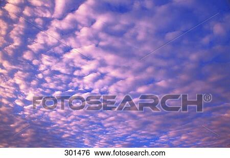 Bands of clouds in sky View Large Photo Image Stock Photograph - Bands of clouds in sky. Fotosearch