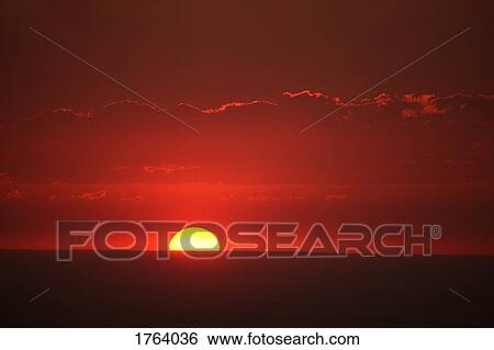 Red sky at night View Large Photo Image Stock Photograph - Red sky at night. Fotosearch