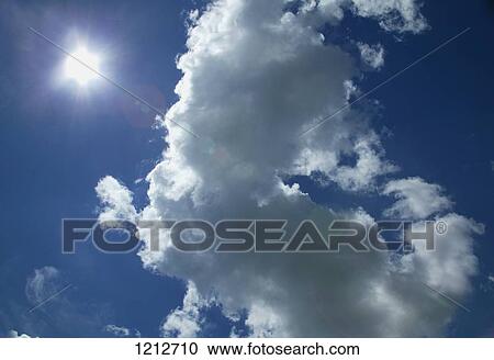 Stock Image - The sun in the sky. Fotosearch