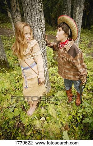 Stock Image - Cowboy wins. Fotosearch