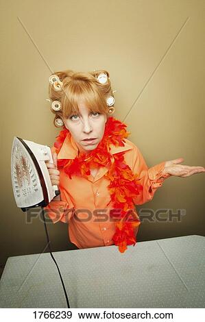 Stock Photo - Nothing to iron. Fotosearch