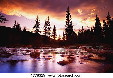 Stock Photo - A beautiful landscape scene. Fotosearch