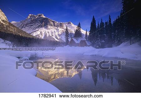 Stock Image - Emerald Lake, Yoho National Park. Fotosearch