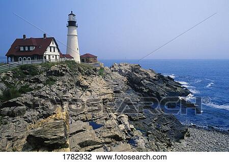 Portland Head Lighthouse View Large Photo Image Stock Image - Portland Head Lighthouse. Fotosearch