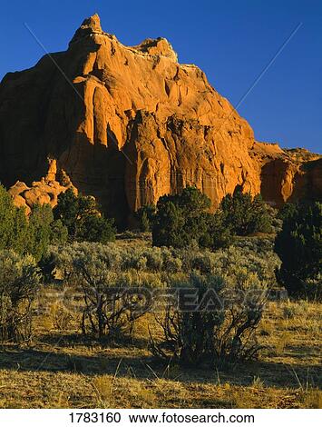 Stock Image - Red sandstone formation, Kodachrome Basin State Park. Fotosearch