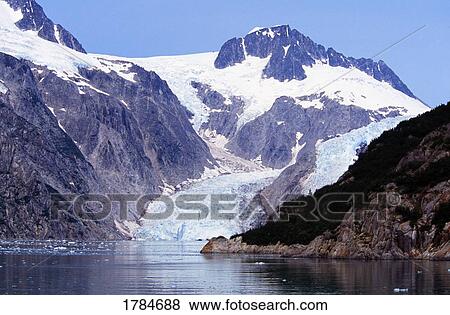 View of Northwestern Glacier, Kenai Fjords National Park. View Large Photo Image Stock Photo - View of Northwestern Glacier, Kenai Fjords National Park.. Fotosearch