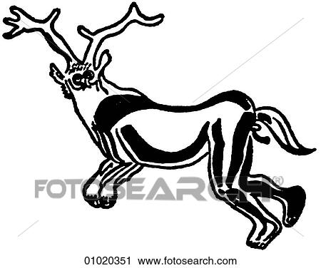 Signs & Symbols - line art A shaman, dancing, wearing a reindeer mask. Southern France. Shaman comes from the Tunguso-Manchurian "saman" - "he who knows". In most cultures the shaman`s principle function was healing as sickness was seen as a loss o View Large Illustration Clip Art - Signs & Symbols - line art A shaman, dancing, wearing a reindeer mask. Southern France. Shaman comes from the Tunguso-Manchurian "saman" - "he who knows". In most cultures the shaman`s principle function was healing as sickness was seen as a loss o. Fotosearch