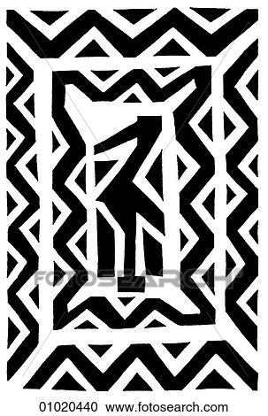 Signs & Symbols - line art Africa Chiseled design on wooden door latch, Mali. Mali was the center of a great trading empire in West Africa in the 13th-16th centuries. The modern Republic of Mali is adjacent to Burkina Faso, Niger, Algeria, Senegal and M View Large Illustration Clipart - Signs & Symbols - line art Africa Chiseled design on wooden door latch, Mali. Mali was the center of a great trading empire in West Africa in the 13th-16th centuries. The modern Republic of Mali is adjacent to Burkina Faso, Niger, Algeria, Senegal and M. Fotosearch