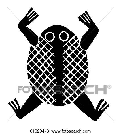 Signs & Symbols - line art Africa Frog relief carving, Congo-Kinshasa. The Congo can be described in various ways - The African country formerly known as Congo is now called Zaire. The separate, Republic of The Congo lies to the north of Zaire. Congo ca View Large Illustration Stock Illustration - Signs & Symbols - line art Africa Frog relief carving, Congo-Kinshasa. The Congo can be described in various ways - The African country formerly known as Congo is now called Zaire. The separate, Republic of The Congo lies to the north of Zaire. Congo ca. Fotosearch
