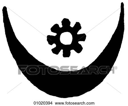 Stock Illustration - Signs & Symbols - line art Africa Symbolic signs from the Ivory Coast Faithfulness. The Ivory Coast (officially the Republic of Cote d`Ivoire) is adjacent to Mali, Burkina Faso, Liberia and Guinea on the west coast of Africa.. Fotosearch