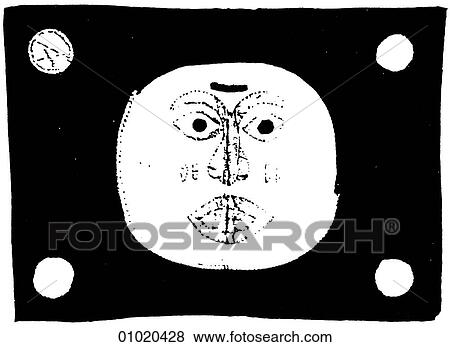 Stock Illustration - Signs & Symbols - line art Africa AppliquZd cushion cover depicting the Sun. Dahomey. Dahomey - now the Republic of Benin - is situated on the coast of West Africa between Togo and Nigeria in an area known as the "Slave Coast". The kingdom of Dahomey. Fotosearch