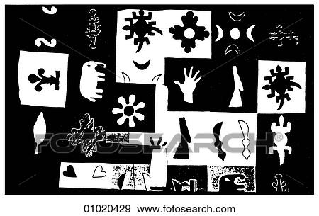 Stock Illustration - Signs & Symbols - line art Africa AppliquZd regal tunic from Ghana. Ghana was the center of a powerful medieval trading empire in the 7th - 13th centuries situated between the Sahara Desert and the Niger and Senegal rivers. The modern Republic of Ghana i. Fotosearch