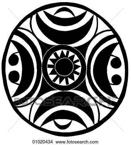 Stock Illustration - Signs & Symbols - line art Africa Wooden stool decorated with wire, Kenya. An eastern African country bordered by the Indian Ocean to the east, Ethiopia, The Sudan, Uganda and Somalia. The inhabitants of the coastal region have had trading relations wit. Fotosearch