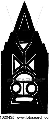 Stock Illustration - Signs & Symbols - line art Africa Carved altar slab, Dahomey. Dahomey - now the Republic of Benin - is situated on the coast of West Africa between Togo and Nigeria in an area known as the "Slave Coast". The kingdom of Dahomey prospered from late 17t. Fotosearch