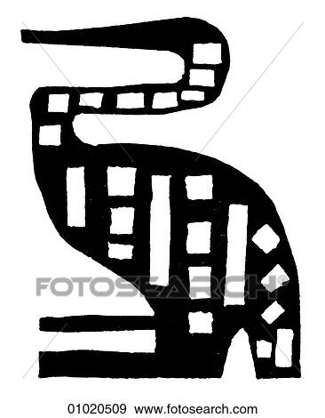 Signs & Symbols - line art Africa Scraped calabash bird design, Dahomey. Dahomey - now the Republic of Benin - is situated on the coast of West Africa between Togo and Nigeria in an area known as the "Slave Coast". The kingdom of Dahomey prospered fr View Large Illustration Stock Illustration - Signs & Symbols - line art Africa Scraped calabash bird design, Dahomey. Dahomey - now the Republic of Benin - is situated on the coast of West Africa between Togo and Nigeria in an area known as the "Slave Coast". The kingdom of Dahomey prospered fr. Fotosearch