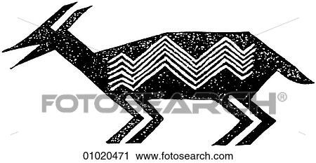 Clip Art - Signs & Symbols - line art Africa Woven mat antelope design, Congo. The Congo can be described in various ways - The African country formerly known as Congo is now called Zaire. The separate, Republic of The Congo lies to the north of Zaire. Congo can a. Fotosearch