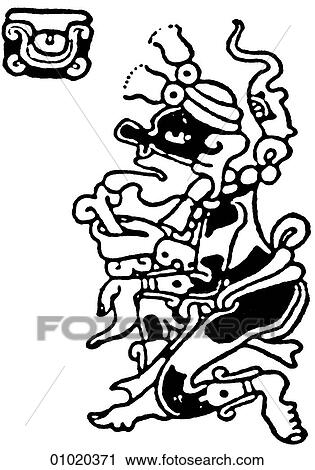 Clip Art - Signs & Symbols - line art Although the Maya had formed agricultural communities as early as 1500 BC, the classic period of their civilization began in AD 200 and lasted until AD 900. They cultivated maize, beans and squash and created magnificent and h. Fotosearch