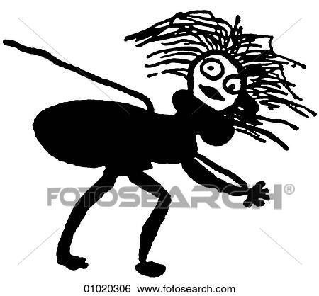 Stock Illustration - Signs & Symbols - line art Arctic Inuit spirit.. Fotosearch