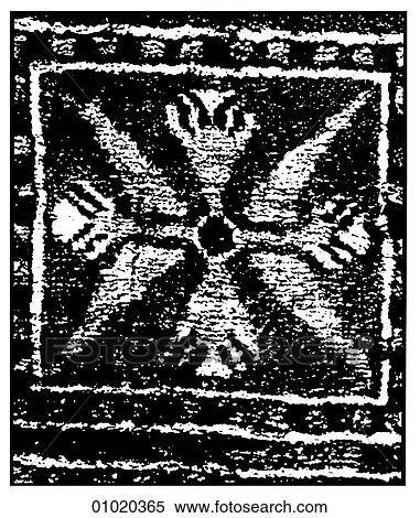 Signs & Symbols - line art Asia Details from a woolen carpet woven in Iran but found in Siberia. The area known as Siberia (Tatar for "sleeping land") is a seemingly limitless expanse of forest, mountain ranges, plains and tundra. It extends from the View Large Illustration Stock Illustration - Signs & Symbols - line art Asia Details from a woolen carpet woven in Iran but found in Siberia. The area known as Siberia (Tatar for "sleeping land") is a seemingly limitless expanse of forest, mountain ranges, plains and tundra. It extends from the. Fotosearch