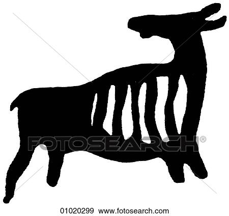 Signs & Symbols - line art Asia Pre-historic rock painting of a deer, Siberia. The area known as Siberia (Tatar for "sleeping land") is a seemingly limitless expanse of forest, mountain ranges, plains and tundra. It extends from the Ural mountains on View Large Illustration Stock Illustration - Signs & Symbols - line art Asia Pre-historic rock painting of a deer, Siberia. The area known as Siberia (Tatar for "sleeping land") is a seemingly limitless expanse of forest, mountain ranges, plains and tundra. It extends from the Ural mountains on. Fotosearch