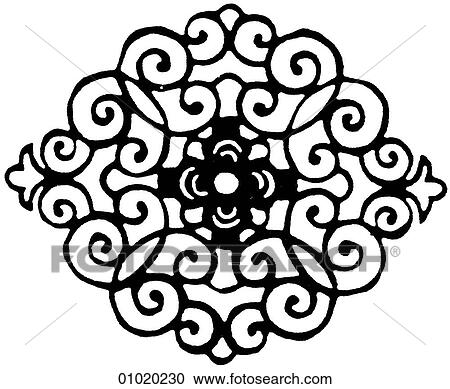 Signs & Symbols - line art China Flowers of happiness View Large Illustration Clipart - Signs & Symbols - line art China Flowers of happiness. Fotosearch
