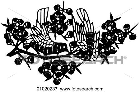 Stock Illustration - Signs & Symbols - line art China. Fotosearch
