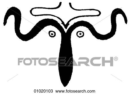Drawing - Signs & Symbols - line art. Fotosearch