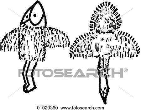 Signs & Symbols - line art Images of the sympathetic spirits who guide the shaman to the underworld. Siberia. Shaman comes from the Tunguso-Manchurian "saman" - "he who knows". In most cultures the shaman`s principle function was healing as sickness View Large Illustration Clipart - Signs & Symbols - line art Images of the sympathetic spirits who guide the shaman to the underworld. Siberia. Shaman comes from the Tunguso-Manchurian "saman" - "he who knows". In most cultures the shaman`s principle function was healing as sickness. Fotosearch