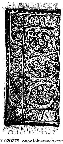 Stock Illustration - Signs & Symbols - line art Islam A saddle cloth. 17th Century Turkey. Islam is both a culture and a religion with a rich tradition of artistic expression in literature, the visual arts engineering and architecture.. Fotosearch