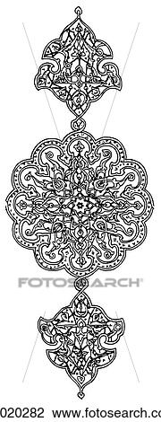 Signs & Symbols - line art Islam Open metalwork. Islam is both a culture and a religion with a rich tradition of artistic expression in literature, the visual arts engineering and architecture. View Large Illustration Drawing - Signs & Symbols - line art Islam Open metalwork. Islam is both a culture and a religion with a rich tradition of artistic expression in literature, the visual arts engineering and architecture.. Fotosearch