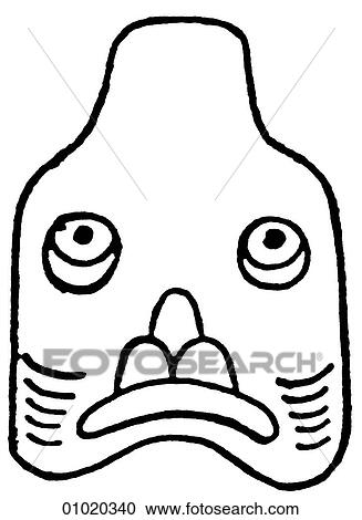 Signs & Symbols - line art Pacific Canada Haida tattoo of a shark. The Haida are one of the aboriginal tribes of the Pacific North West and today inhabit an area to the North and West of Vancouver, Canada, especially the Queen Charlotte Islands. Their c View Large Illustration Clipart - Signs & Symbols - line art Pacific Canada Haida tattoo of a shark. The Haida are one of the aboriginal tribes of the Pacific North West and today inhabit an area to the North and West of Vancouver, Canada, especially the Queen Charlotte Islands. Their c. Fotosearch