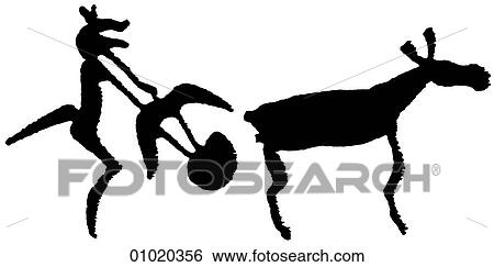 Signs & Symbols - line art Reindeer with shaman wearing a wolf`s head mask and beating a drum. Russia. Shaman comes from the Tunguso-Manchurian "saman" - "he who knows". In most cultures the shaman`s principle function was healing as sickness was se View Large Illustration Stock Illustration - Signs & Symbols - line art Reindeer with shaman wearing a wolf`s head mask and beating a drum. Russia. Shaman comes from the Tunguso-Manchurian "saman" - "he who knows". In most cultures the shaman`s principle function was healing as sickness was se. Fotosearch