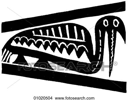 Stock Illustration - Signs & Symbols - line art Scraped calabash bird designs, Dahomey. Dahomey - now the Republic of Benin - is situated on the coast of West Africa between Togo and Nigeria in an area known as the "Slave Coast". The kingdom of Dahomey prospered from lat. Fotosearch