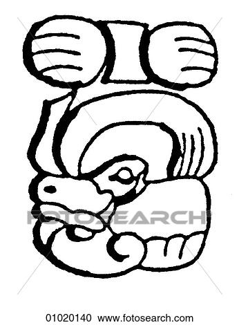 Clipart - Signs & Symbols - line art Symbols representing the months in the Mayan calendar. Although the Maya had formed agricultural communities as early as 1500 BC, the classic period of their civilization began in AD 200 and lasted until AD 900. They cultivate. Fotosearch