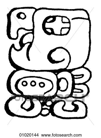 Stock Illustration - Signs & Symbols - line art Symbols representing the months in the Mayan calendar. Although the Maya had formed agricultural communities as early as 1500 BC, the classic period of their civilization began in AD 200 and lasted until AD 900. They cultivate. Fotosearch