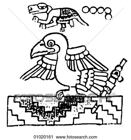 Clip Art - Signs & Symbols - line art The Americas Details from a Mayan manuscript. Although the Maya had formed agricultural communities as early as 1500 BC, the classic period of their civilization began in AD 200 and lasted until AD 900. They cultivated maize,. Fotosearch