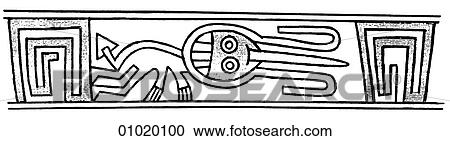 Signs & Symbols - line art The Americas View Large Illustration Clipart - Signs & Symbols - line art The Americas. Fotosearch
