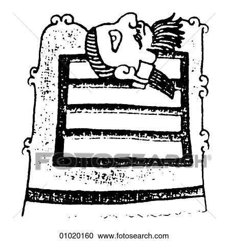 Clipart - Signs & Symbols - line art The Americas Details from a Mayan manuscript. Although the Maya had formed agricultural communities as early as 1500 BC, the classic period of their civilization began in AD 200 and lasted until AD 900. They cultivated maize,. Fotosearch