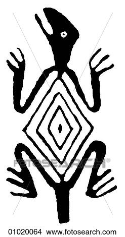 Signs & Symbols - line art The Americas animal reptile, View Large Illustration Stock Illustration - Signs & Symbols - line art The Americas animal reptile,. Fotosearch