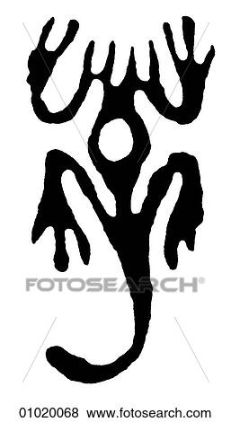 Signs & Symbols - line art The Americas View Large Illustration Stock Illustration - Signs & Symbols - line art The Americas. Fotosearch
