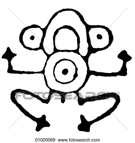 Stock Illustration - Signs & Symbols - line art The Americas. Fotosearch